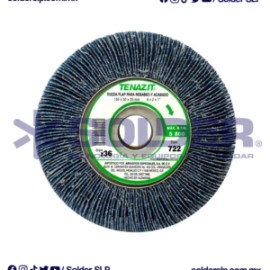 Rueda Flap 6″ Grano 36 (Zirconio Azul) Aus-722